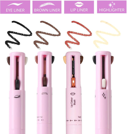 Tawakkul – 4 in 1 Makeup Pen | Lip Liner, Eyeliner, Eyebrow Pencil & Highlighter