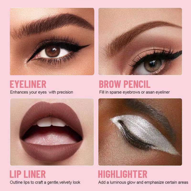 Tawakkul – 4 in 1 Makeup Pen | Lip Liner, Eyeliner, Eyebrow Pencil & Highlighter