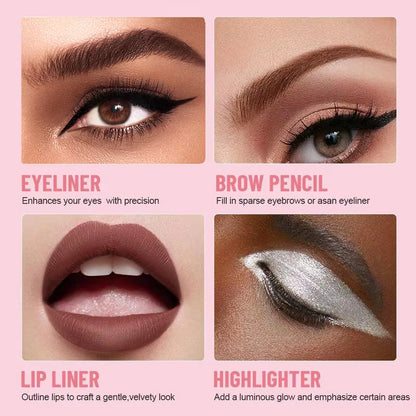 Tawakkul – 4 in 1 Makeup Pen | Lip Liner, Eyeliner, Eyebrow Pencil & Highlighter